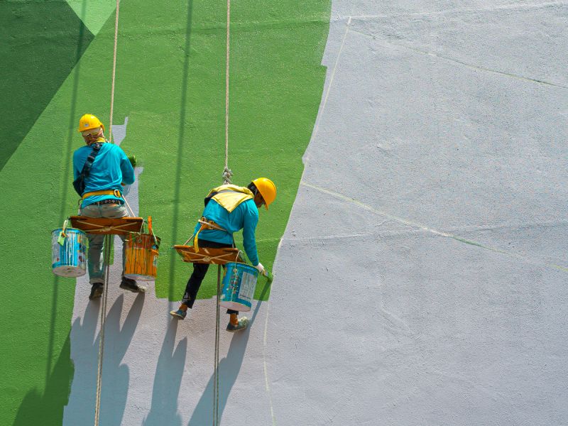 Commercial Painting detail